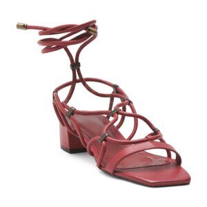PAULA TORRES Handmade In Brazil Leather Havana Sandals
